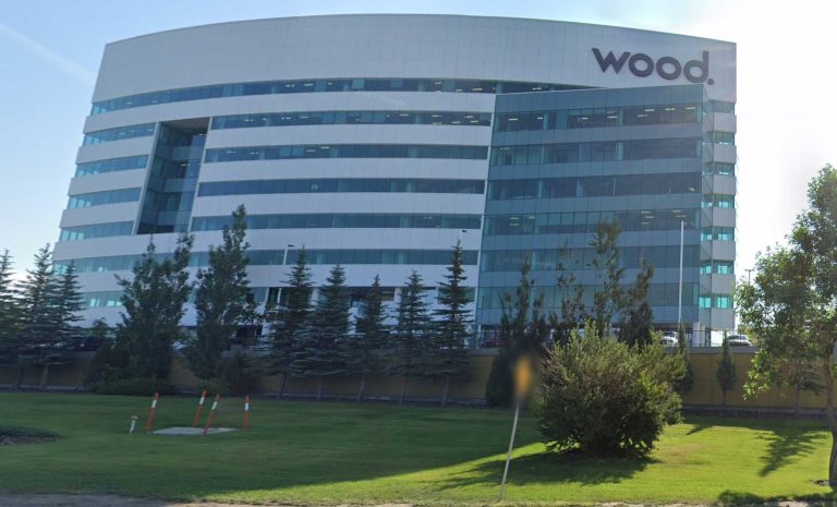 Exterior image of the Wood Centre -Calgary Housing Company's new office location.