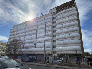 The exterior of Hillhurst 1 is pictured on March 12, 2026.